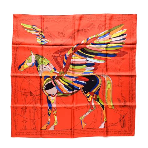 Hermes Pegase Scarf 